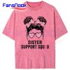 Messy-Bun-Glass-Sister-Support-Squad-Breast-Cancer-Awareness-Mineral-Wash-T-Shirt