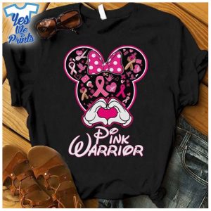 Minnie-Mouse-Pink-Warrior-Breast-Cancer-Awareness-Shirt