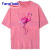 Pink-Bird-Flamingo-Breast-Cancer-Awareness-Mineral-Wash-T-Shirt