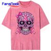 Sugar-Skull-Pink-Ribbon-Breast-Cancer-Awareness-Girls-Mineral-Wash-T-Shirt