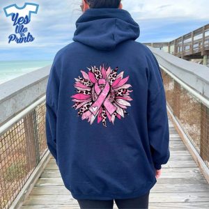 Sunflower-Pink-Ribbon-Breast-Cancer-Awareness-Shirt
