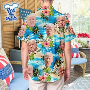Tropical-Flower-Beach-Photo-Funny-Trump-Hawaiian-Shirt-1