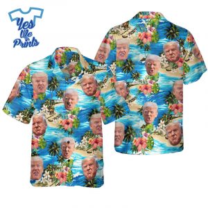 Tropical-Flower-Beach-Photo-Funny-Trump-Hawaiian-Shirt
