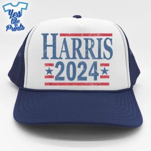 Vintage-Kamala-Harris-2024-Trucker-Hat