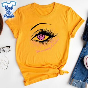 You-Are-Looking-At-a-Survivor-Breast-Cancer-Awareness-Shirt