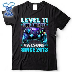 11th-Birthday-Gamer-11-Year-Old-Bday-Boy-Eleven-Son-Shirt