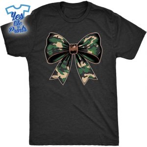 Camouflage-Old-Camo-Bow-Camo-Coquette-Bow-Hunting-Girl-Shirt