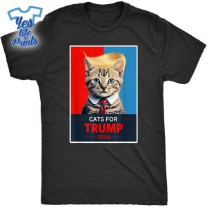 Cats-For-Trump-2024-Election-Shirt