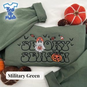Cute-And-Scary-Ghost-Fall-Spooky-Season-Halloween-Embroidered-Shirt-1
