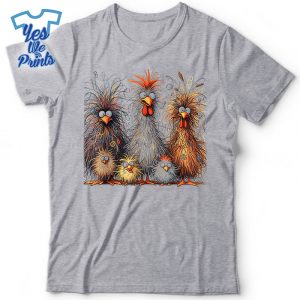 Eagerlys-Colorful-Chicken-Art-Crazy-Chicken-Family-Shirt