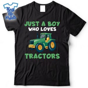Farm-Lifestyle-Just-A-Boy-Who-Loves-Tractors-Shirt