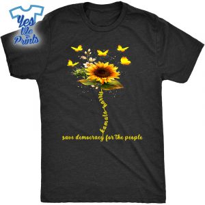 Kamala-Harris-2024-Save-Democracy-For-The-People-Sunflower