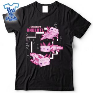 Minecraft-Pink-Axolotl-Pond-Shirt