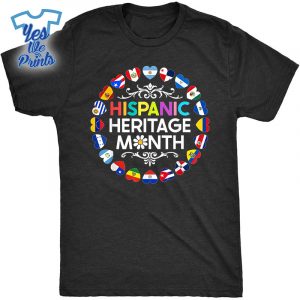 National-Hispanic-Heritage-Month-All-Countries-Flags-Hearts-Shirt
