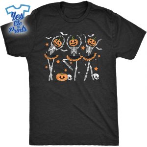 Ballet-Pumpkin-Skeleton-Scary-Halloween-Boys-Girl-Shirt