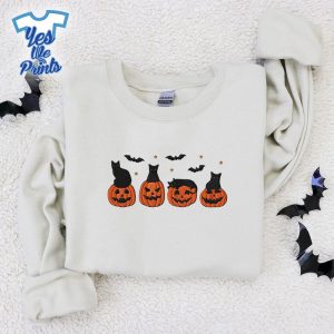 Black-Cat-Pumpkin-and-Bats-Spooky-Season-Halloween-Embroidered-Shirt-1