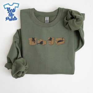 Black-Cat-in-The-Box-Embroidered-Shirt