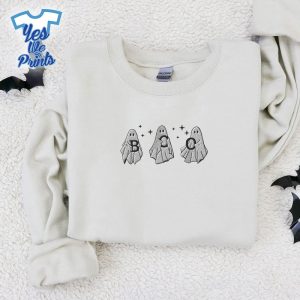 Boo-Cute-Three-Ghost-Spooky-Season-Halloween-Embroidered-Shirt-1