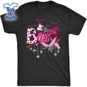 Boo-Halloween-Pumpkin-Pink-Ribbon-Witch-Breast-Cancer-Shirt