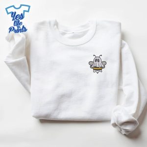 Bumblebee-Lover-Spooky-Ghost-Spooky-Season-Halloween-Embroidered-Shirt-1