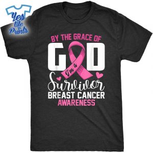 By-The-Grace-God-Im-A-Survivor-Breast-Cancer-Survivor-Shirt