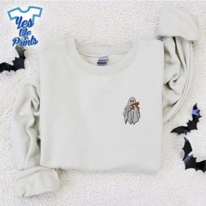 Cute-Ghost-With-Cat-Spooky-Season-Halloween-Embroidered-Shirt