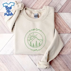 Explore-More-Camping-Hiking-Outdoor-Travel-Embroidered-Shirt