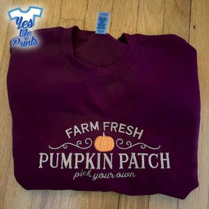Farm-Fresh-Pumpkin-Patch-Pick-Your-Oven-Thanksgiving-Embroidered-Shirt