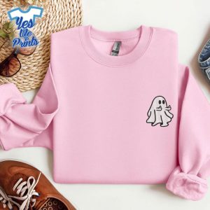 Funny-Ghost-Middle-Finger-Halloween-Embroidered-Shirt