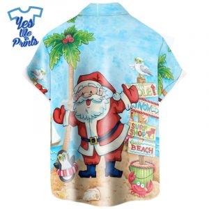 Funny-Santa-and-Penguin-Hawaiian-Christmas-Shirt-Beach-Tropical-Button-Up-Shirts-1