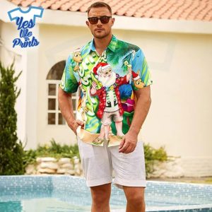 Funny-Santa-and-Reindeers-Hawaiian-Christmas-Shirt-Beach-Tropical-Button-Up-Shirts-1