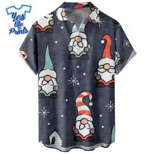 Gnome-Santa-Hawaiian-Christmas-Shirt-Beach-Tropical-Button-Up-Shirts