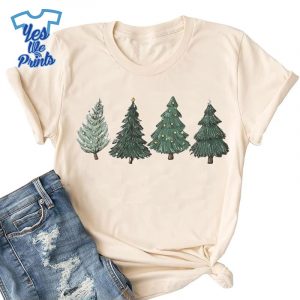 Green-Christmas-Trees-and-Lights-Christmas-Shirt-Xmas-Gift
