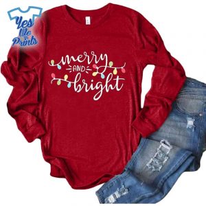 Merry-and-Bright-Christmas-Lights-Xmas-Gift-Christmas-Shirt