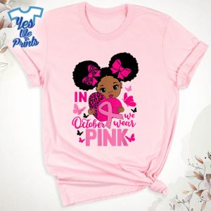 Messy-Bun-In-October-We-Wear-Pink-Girls-Shirt