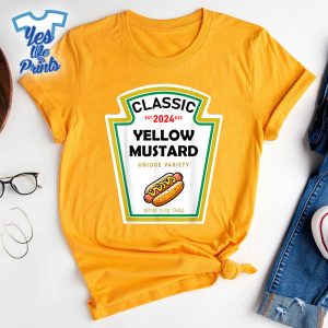Mustard-Halloween-2024-Costume-Family-Matching-Ketchup-Sauce-Shirt