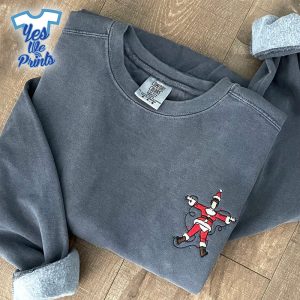 National-Lampoon's-Christmas-Vacation-Funny-Electrocuted-Santa-Embroidered-Shirt-1