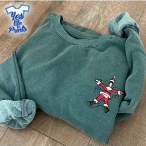 National-Lampoon's-Christmas-Vacation-Funny-Electrocuted-Santa-Embroidered-Shirt