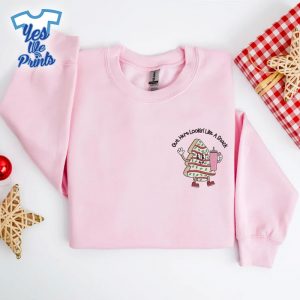 Out-Here-Looking-Like-A-Snack-Christmast-Embroidered-Shirt