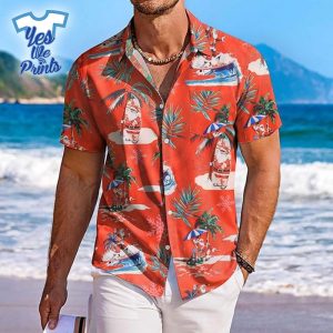 Santa-On-The-Beach-Pattern-Hawaiian-Christmas-Shirt-Beach-Tropical-Button-Up-Shirts-1