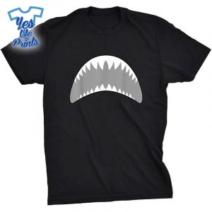 Shark-Mouth-Jaw-Lazy-Easy-Costume-For-Halloween-Party-Shirt