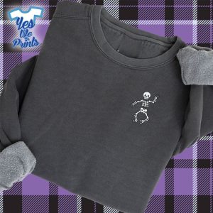 Skeleton-Dancing-Spooky-Season-Halloween-Embroidered-Shirt