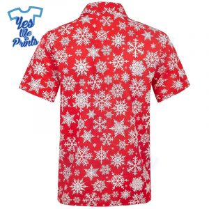 Snowflakes-Patterns-Red-Hawaiian-Christmas-Shirt-Beach-Tropical-Button-Up-Shirts-1