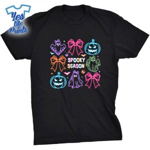 Spooky-Season-Cute-Ghost-Neon-Halloween-Neon-Lights-Costume-Shirt