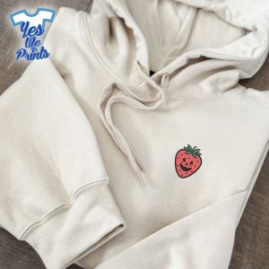 Strawberry-Pumpkin-Face-Spooky-Season-Halloween-Embroidered-Shirt-1