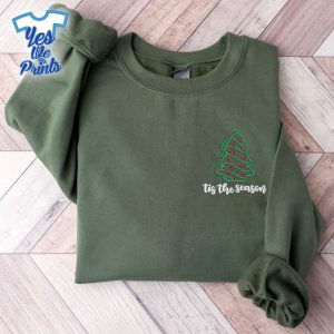 Tis-The-Season-Candy-Christmast-Tree-Embroidered-Shirt