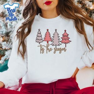 Tis-The-Season-Christmas-Trees-Embroidered-Shirt