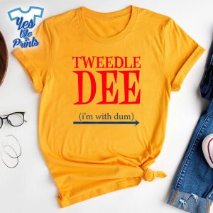 Tweedle-Dee-Im-With-Dum-Lazy-Couple-Halloween-Costumes-Shirt