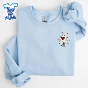 Valentine's-Day-Cute-Ghost-Embroidered-Shirt
