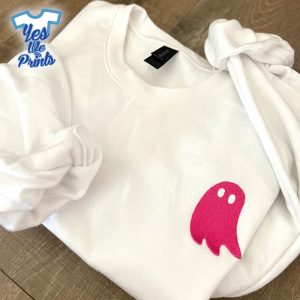 Viral-Pink-Ghost-Spooky-Season-Halloween-Embroidered-Shirt-1